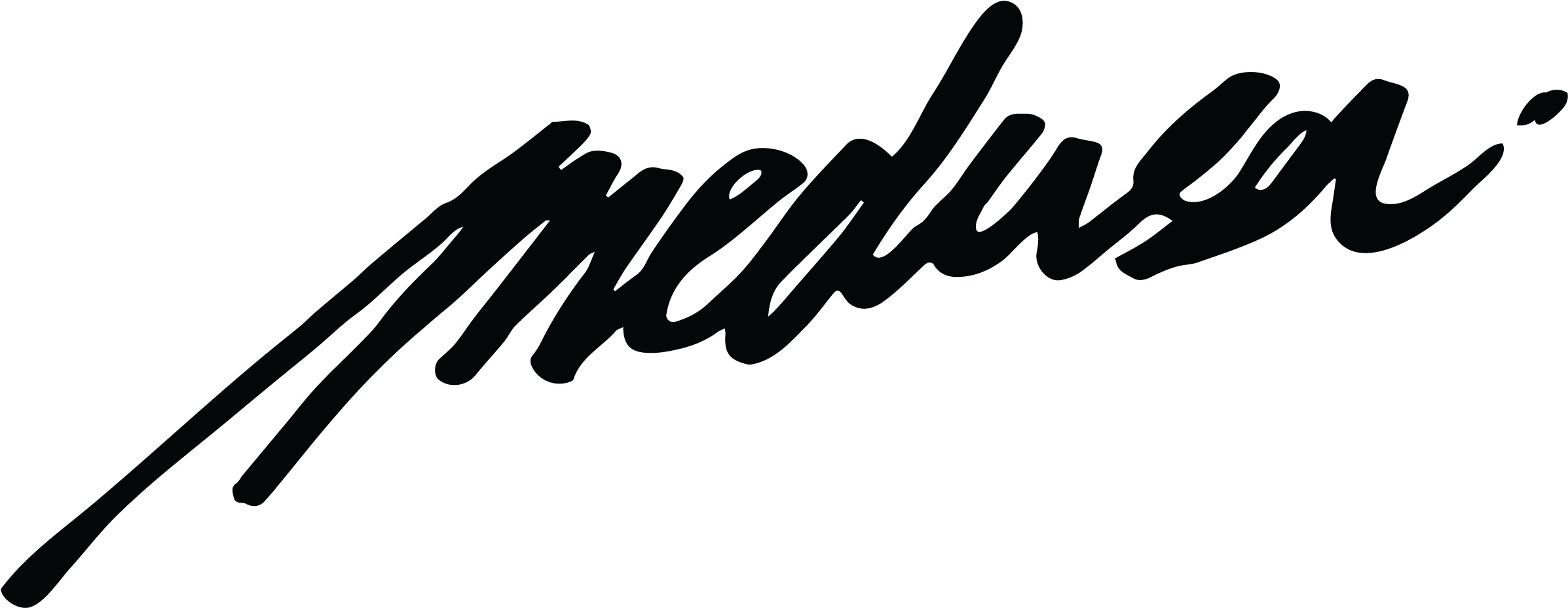 Medusa Juice Logo (2580x992), Png Download