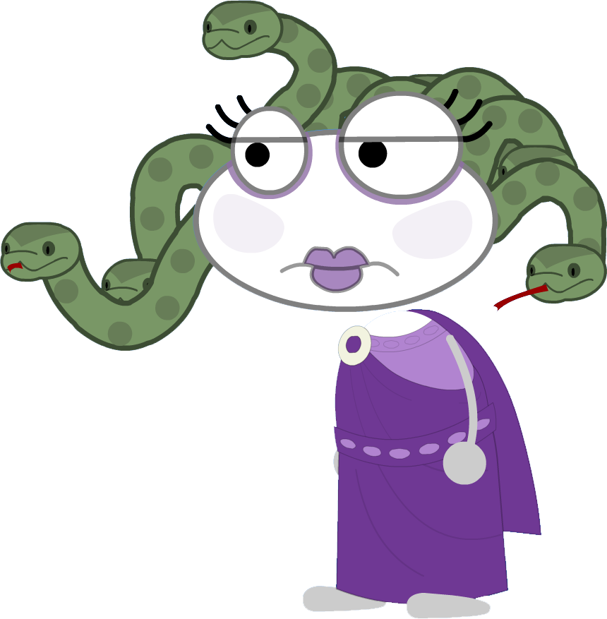 Poptropica Medusa (860x877), Png Download