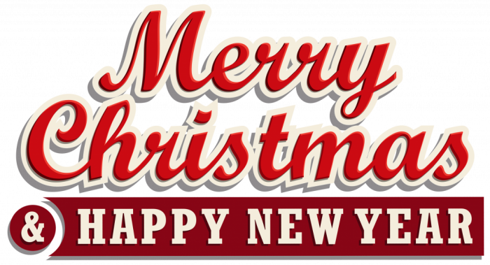 Merry Christmas And Happy New Year Clipart 17 - New Year (700x379), Png Download