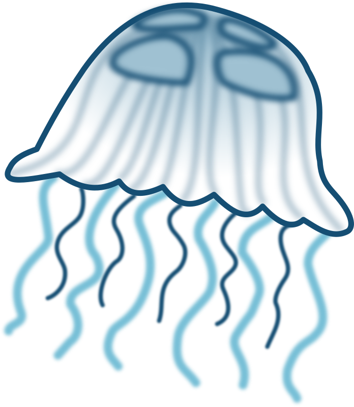 Medusa Clipart Pink Jellyfish - Jellyfish Clipart (696x800), Png Download