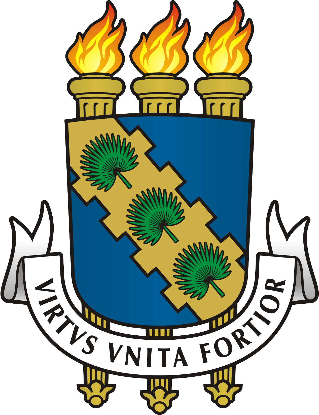 Logo Universidade Federal Do Ceará (1285x1709), Png Download