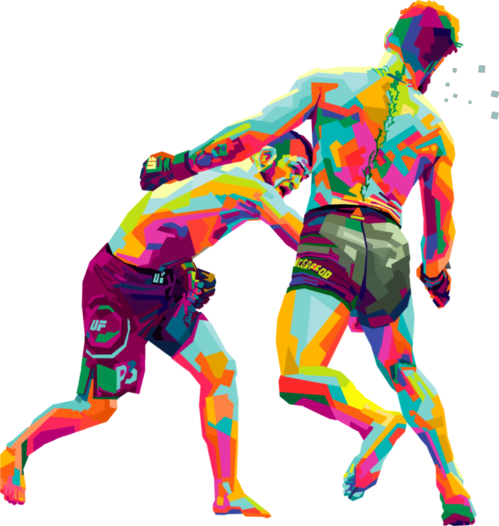 Mixed Martial Arts Ufc 229 Sketchbook - Mixed Martial Arts (712x750), Png Download