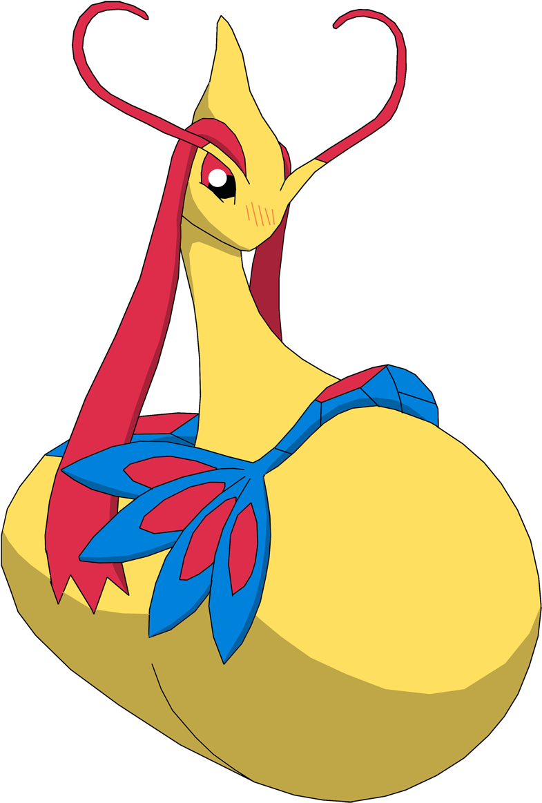 Pregnant Milotic - Pregnant Pokemon (941x1280), Png Download