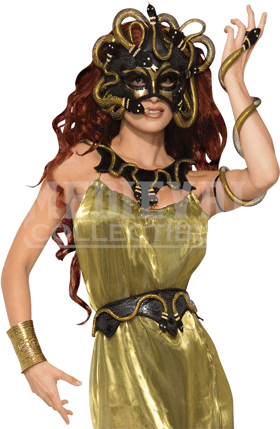 Mystical Medusa Mask - Medusa Mask (850x850), Png Download