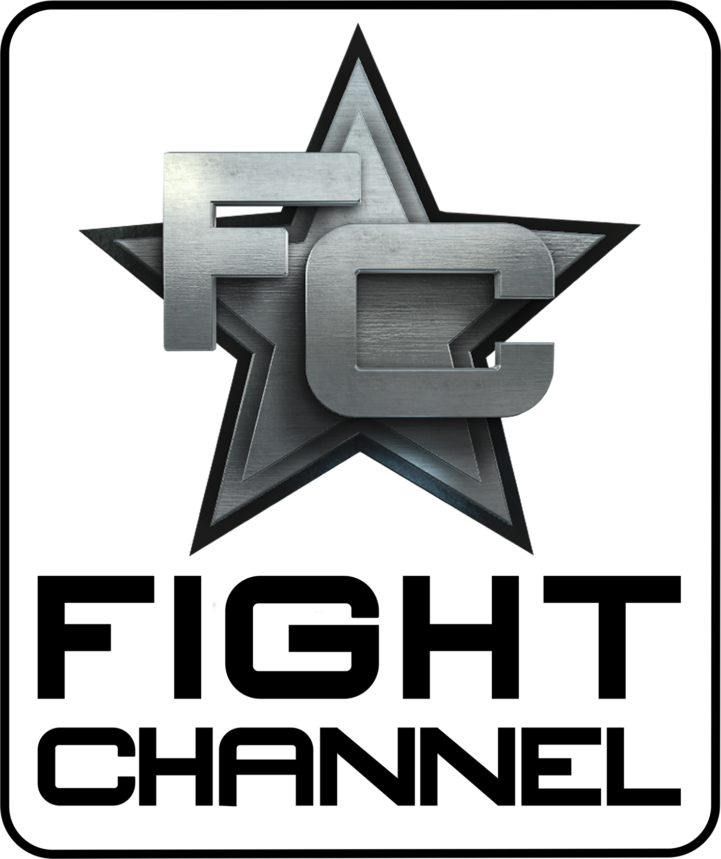 Fightchannel Logo - Fight Channel World Hd (1415x1686), Png Download
