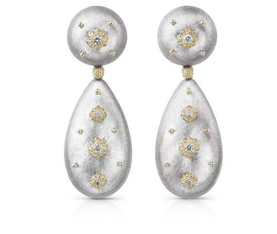 Macri Pendant Earrings - Buccellati Macri Earrings Price (570x570), Png Download