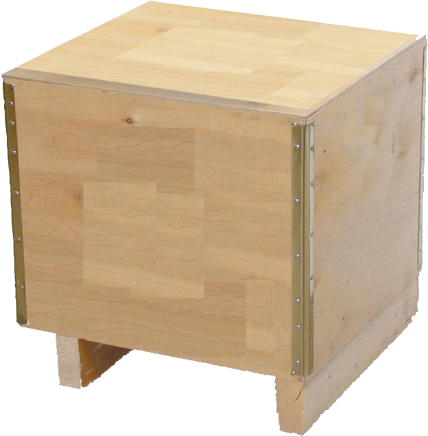 Metal Edge Plywood Cases - Plywood (640x632), Png Download