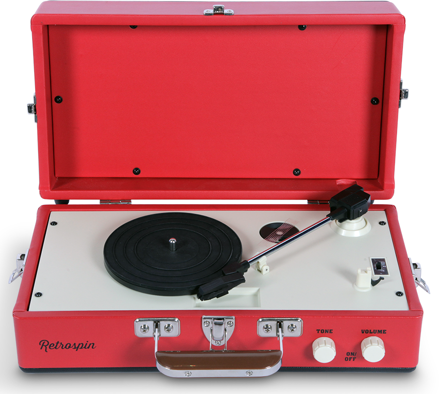 Retro Spin Turntable (900x808), Png Download