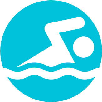 Swim Club - Circle (400x400), Png Download