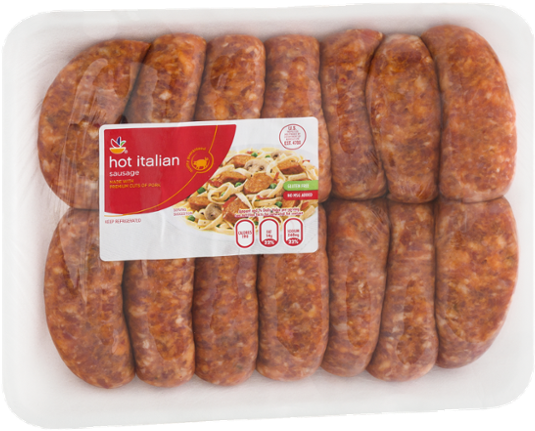 Ahold Hot Italian Sausage (600x600), Png Download