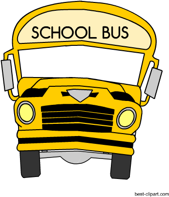 School Bus Front, Free Clip Art - Front School Clip Art (450x450), Png Download