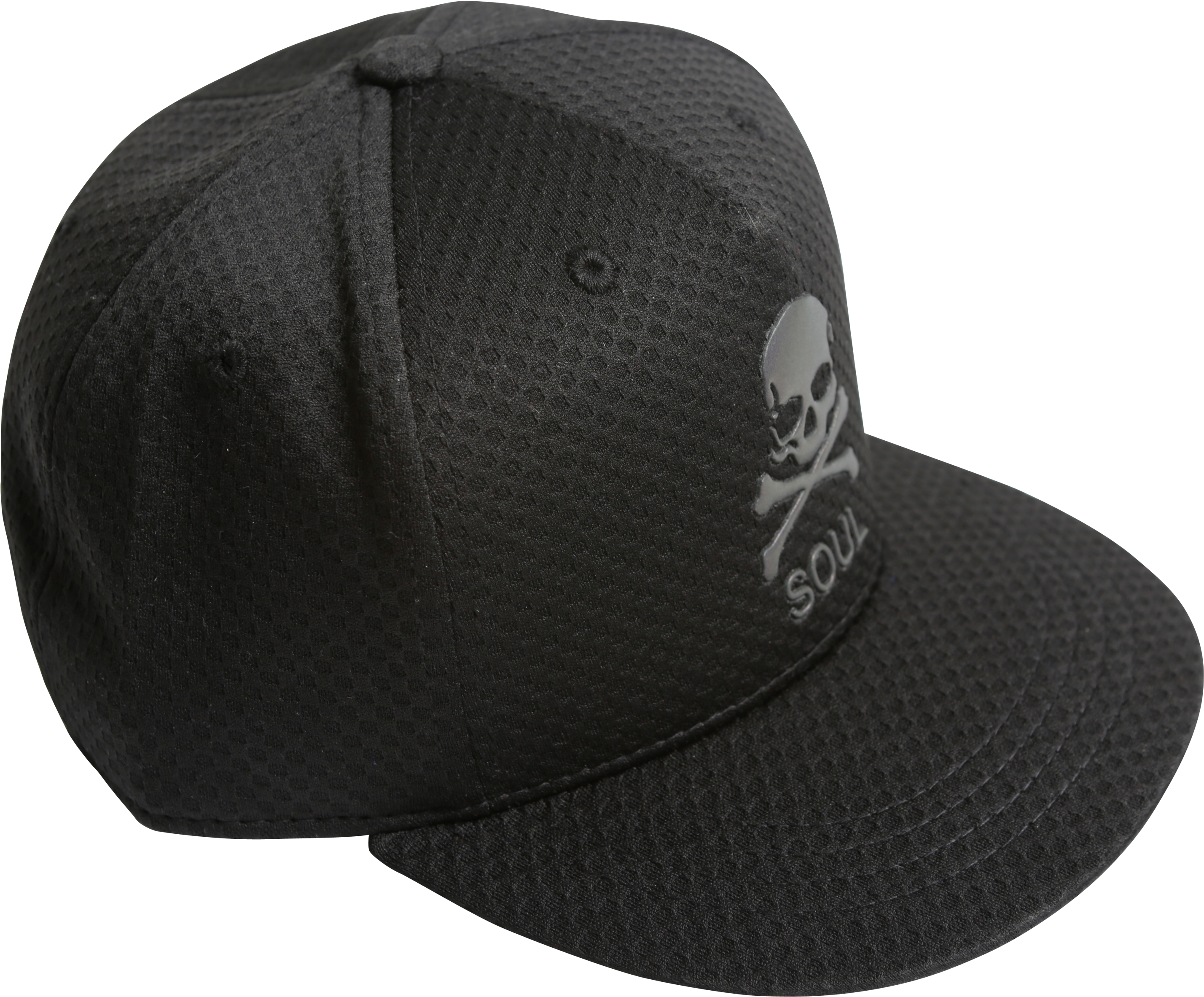 Gorra Negra De Perfil (3800x3496), Png Download