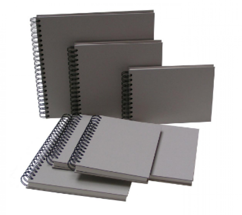 A4 Wire-o Notebook - Jackson's : Wire-o Sketchbook : 130gsm : 55 Sheets (800x1000), Png Download