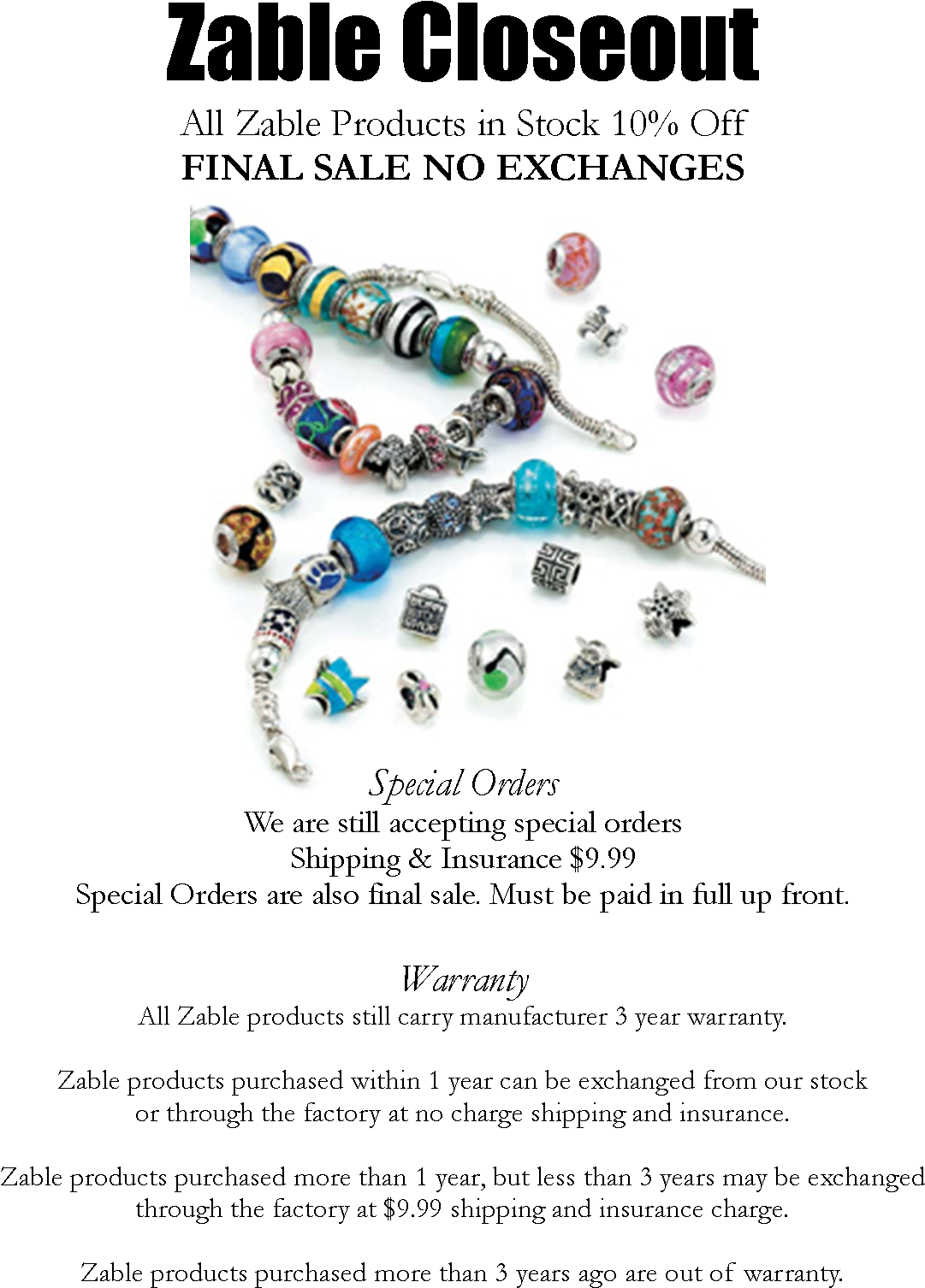 Zable Page 10 Percent - Zable Beads (1200x1584), Png Download