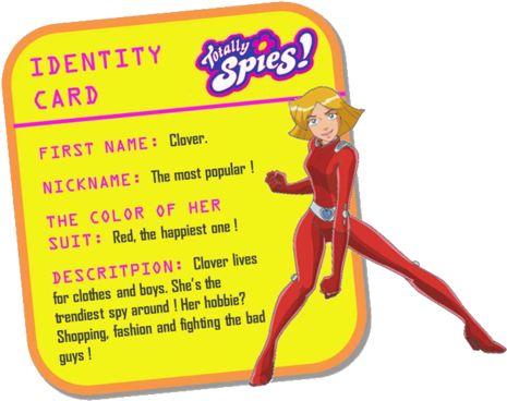 Cartoon, Clover, And Totally Spies Image - Totally Spies Clover Age (500x401), Png Download
