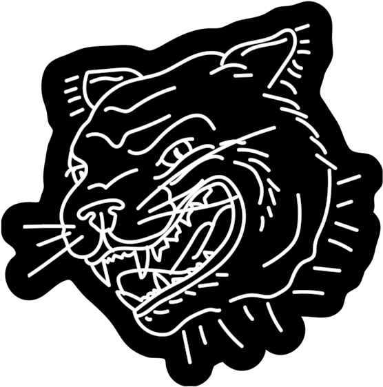 Panther Head Enamel Pin - Head Enamel Pin (620x930), Png Download