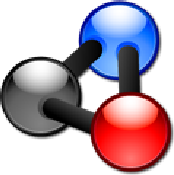 Science Clipart &, Diagrams - Molecule Icon (640x640), Png Download