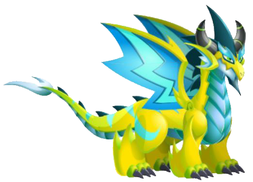 Dragon Electrico Doble - Dragon City Dragon Electrico Doble (522x376), Png Download