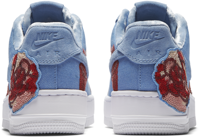 27 Aug - Nike Air Force 1 Floral Sequin (1000x1000), Png Download
