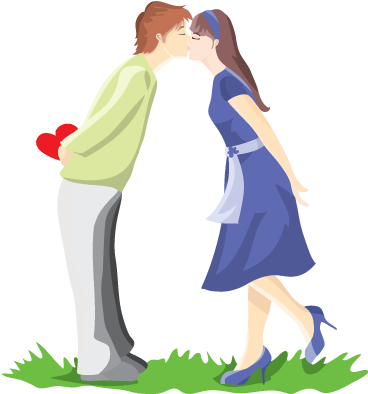 Hombre Que Trata A Una Mujer Como Reina (402x414), Png Download