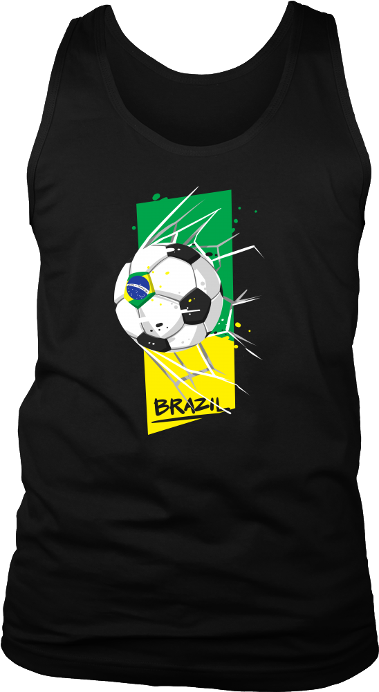 Brazil Soccer Football, Brazilian Pride Flag Colors - Office Party Planning Committee Shirt (1000x1000), Png Download