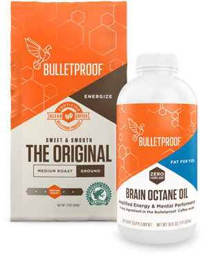 Bulletproof Upgraded Coffee Starter Kit- Brain Octane (375x500), Png Download