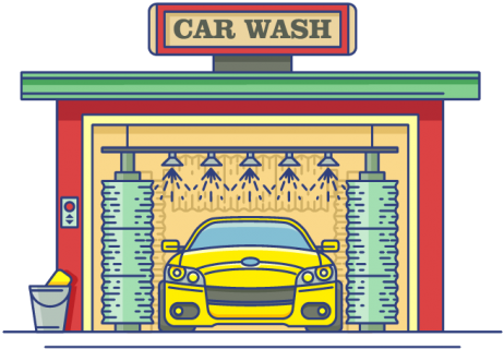 Car Wash Icon National Grating Frp Fiberglass Grate - Car Wash Station (495x400), Png Download