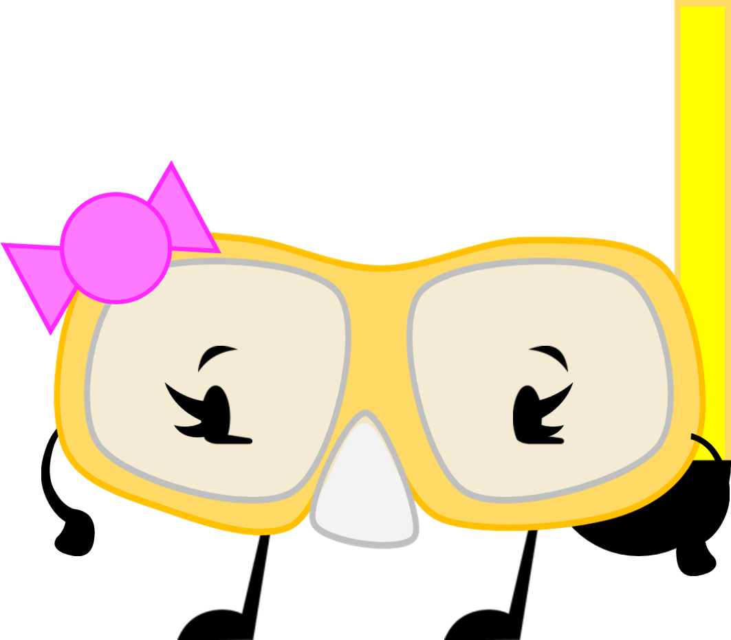 Snorkel Mask Pose (1063x931), Png Download