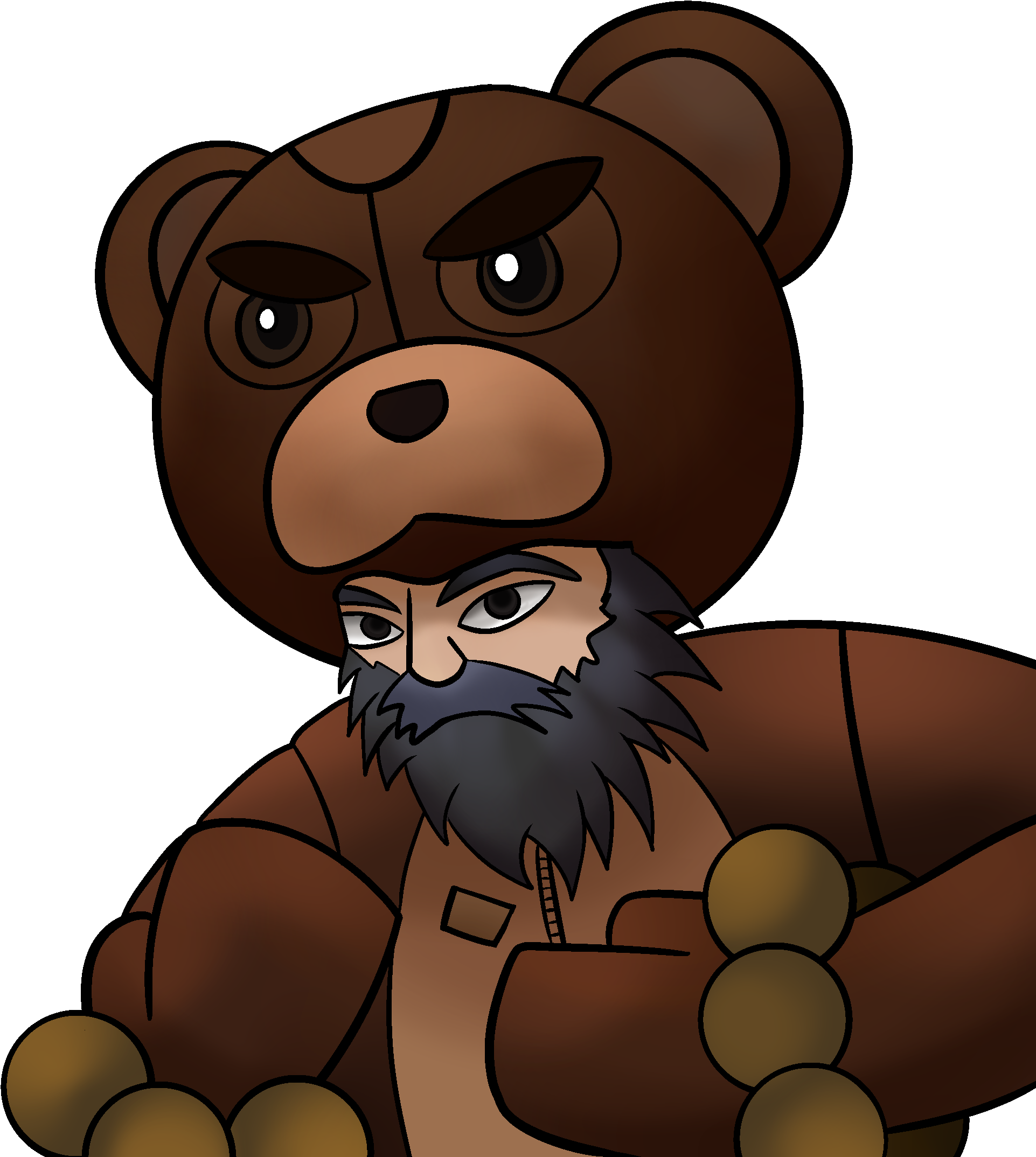 Udyr Spotlight Thumbnail Drawing - Cartoon (2300x2500), Png Download