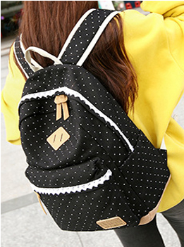 Life Style - Candora Outdoor Girl Folk Style Canvas School Bag Travel (390x525), Png Download