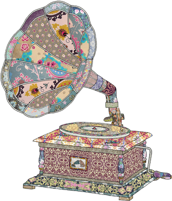 Music Illustration Art (400x458), Png Download