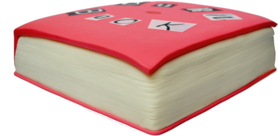 Burn Book Cake - Sugar Street Boutique (599x390), Png Download