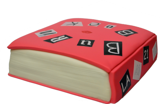 Burn Book Cake - Sugar Street Boutique (600x485), Png Download