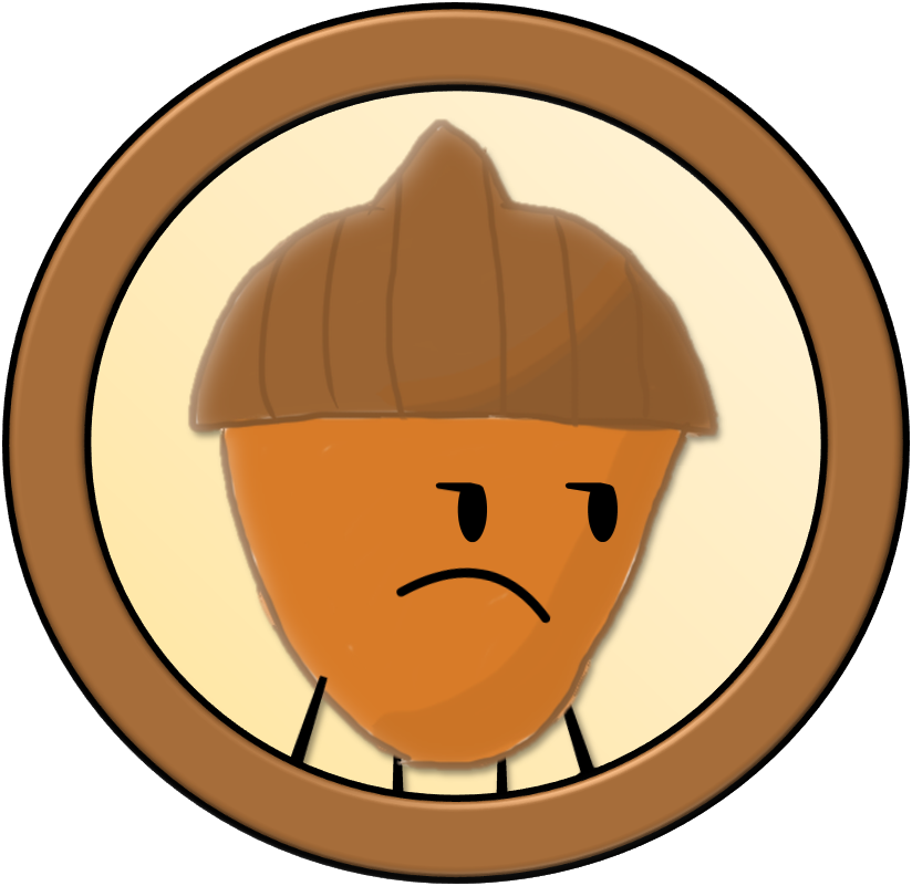 Acorn Clipart Brown - Object Crossovers Object Lockdown (824x801), Png Download