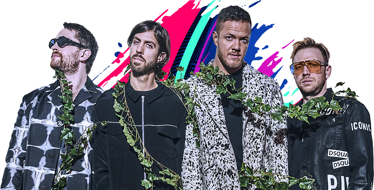 Imagine Dragons (1703x632), Png Download