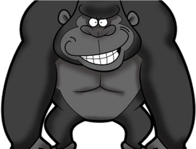 Gorillaclip Art (640x480), Png Download