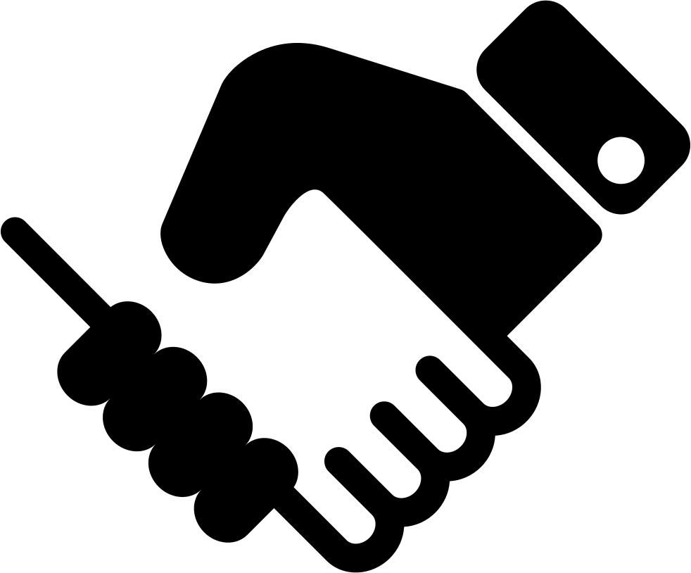 Commercial Partnerships - Hand Shake Vector Png (734x607), Png Download