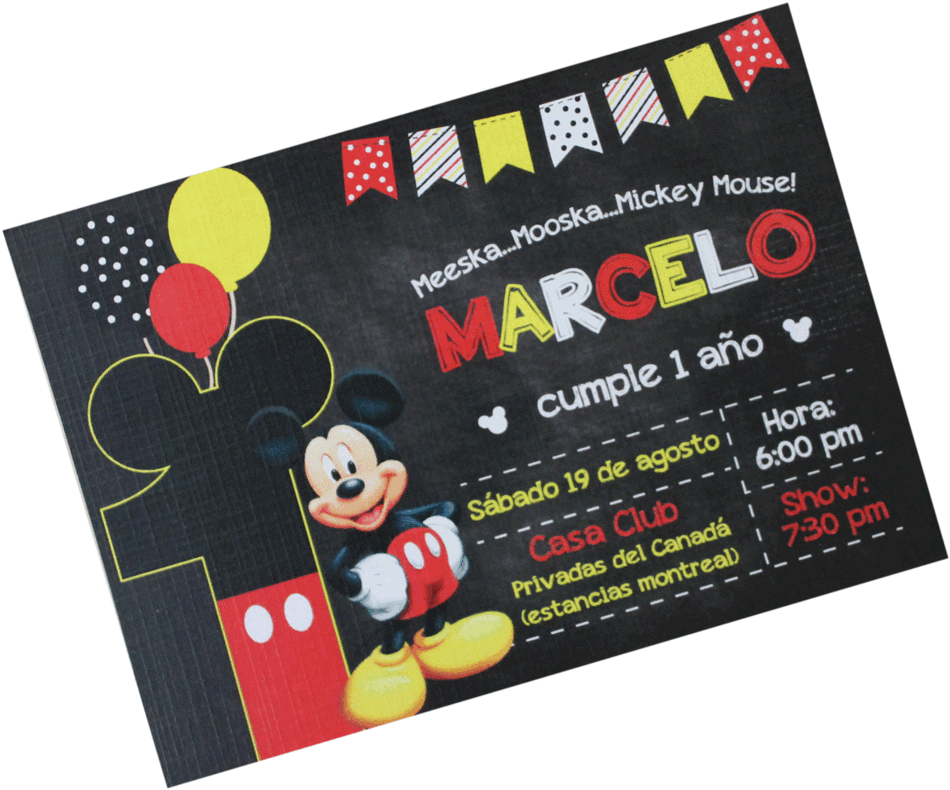 Invitación Piñata - Walt Disney World Dreams Mickey Mouse Goofy Donald (1024x1024), Png Download