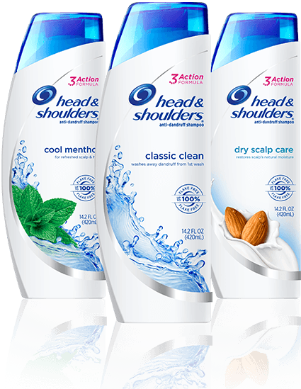 Dandruff - Head & Shoulders Classic Clean 2 In 1 Anti-dandruff (425x549), Png Download