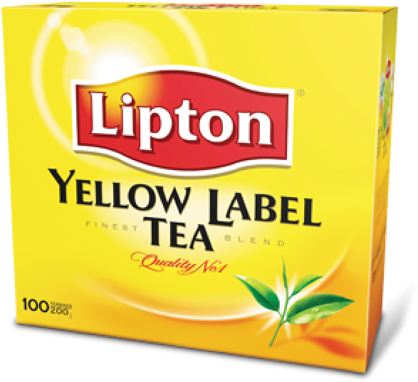 More Views - Yellow Label Lipton 100 (600x600), Png Download
