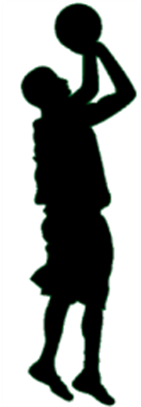 Bears Tail Basketball - Silhouette (942x406), Png Download