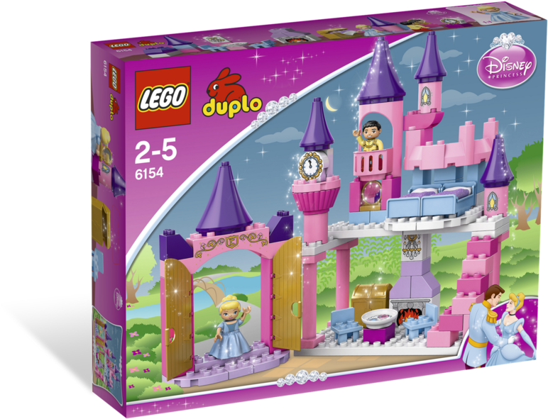 Lego Duplo Disney Princess Cinderella's Castle - Lego Cinderella’s Castle 6154 (1024x768), Png Download