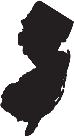 New Jersey State Clipart - New Jersey State Silhouette (480x480), Png Download