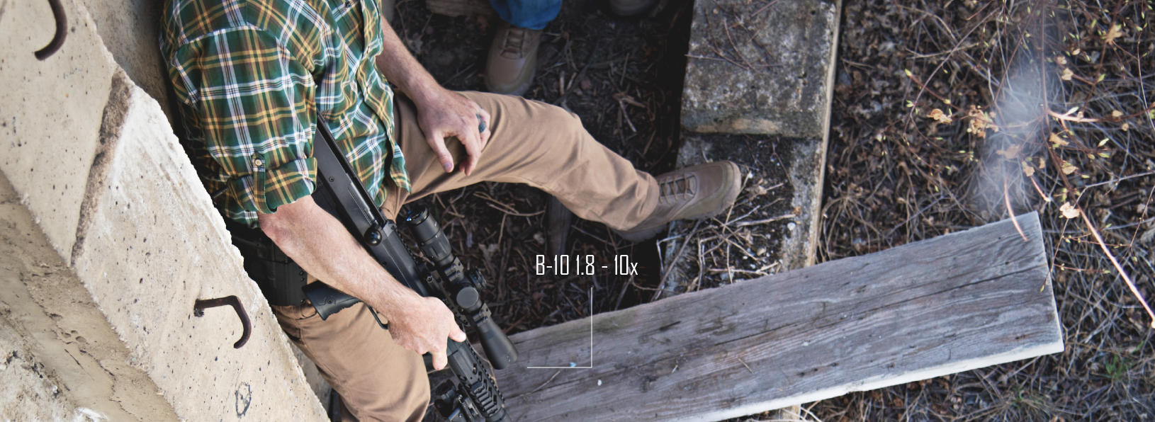 Telescopic Sight (1630x596), Png Download