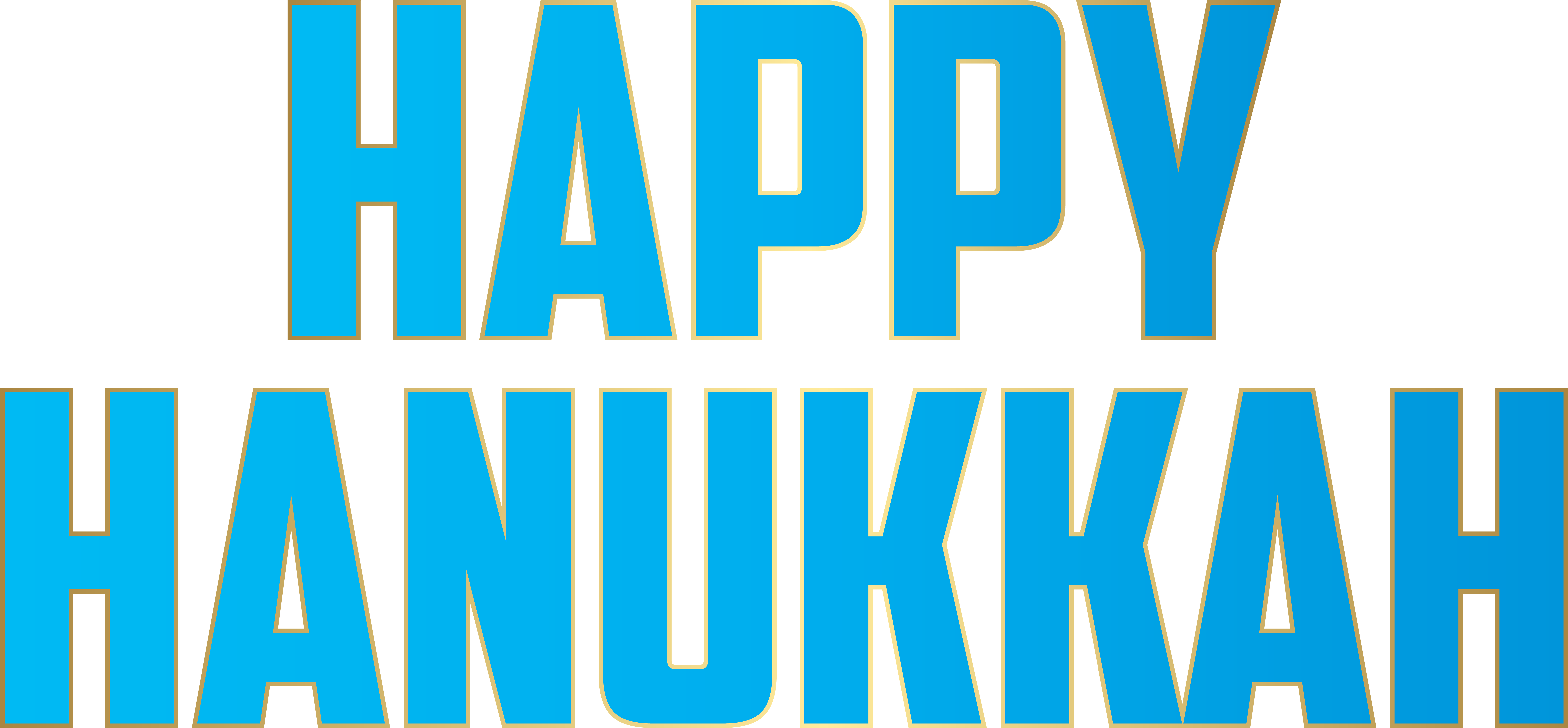 Happy Hanukkah Png Clip Art - Tshirt Milk & Pepper Camper (8000x3713), Png Download