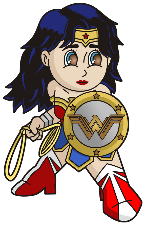 Desenho Da Mulher Maravilha Png - Wonder Woman (962x962), Png Download