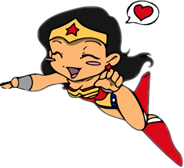 Wonderwoman Sticker - Batman Wonder Woman (614x562), Png Download