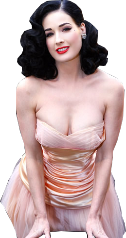 Eu Usei Este Da Dita Von Teese - Dita Von Teese (259x490), Png Download