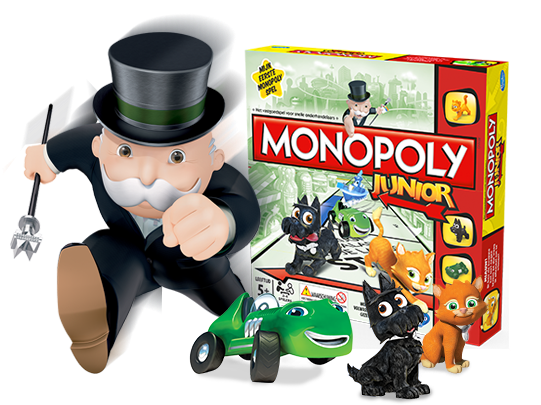 Hasbro Monopoly Junior (542x429), Png Download