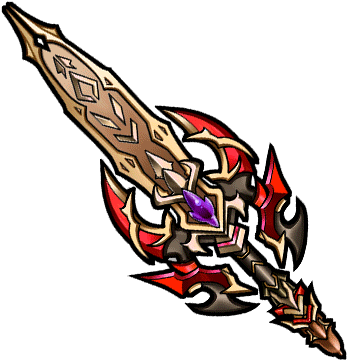 Gear-sword Of The Chevalier Render - Illustration (380x380), Png Download